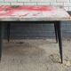 ancienne petite table tolix couleur origine 100 x 60 cm