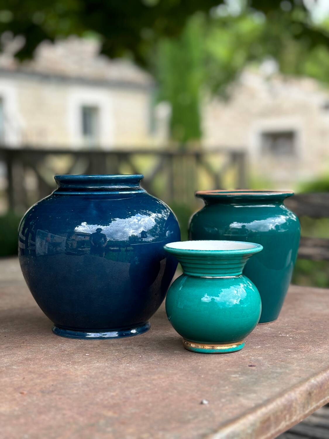 Blue vase