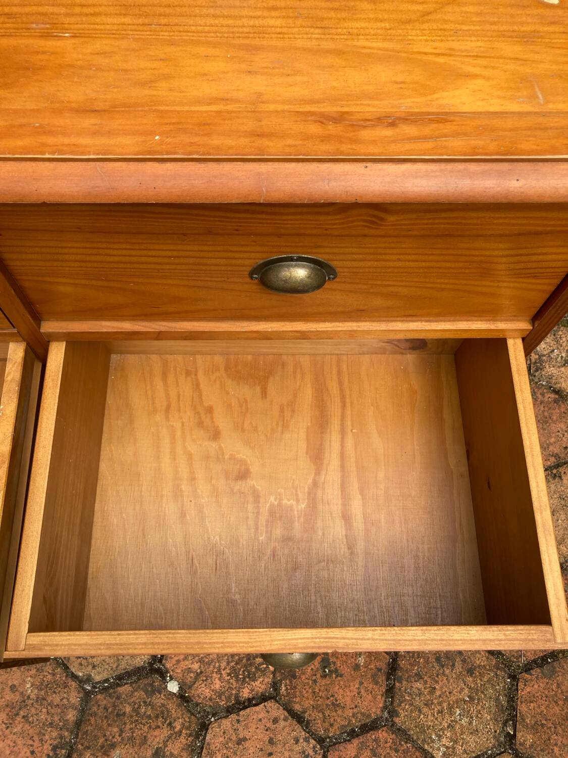 Old trade cabinet with drawers