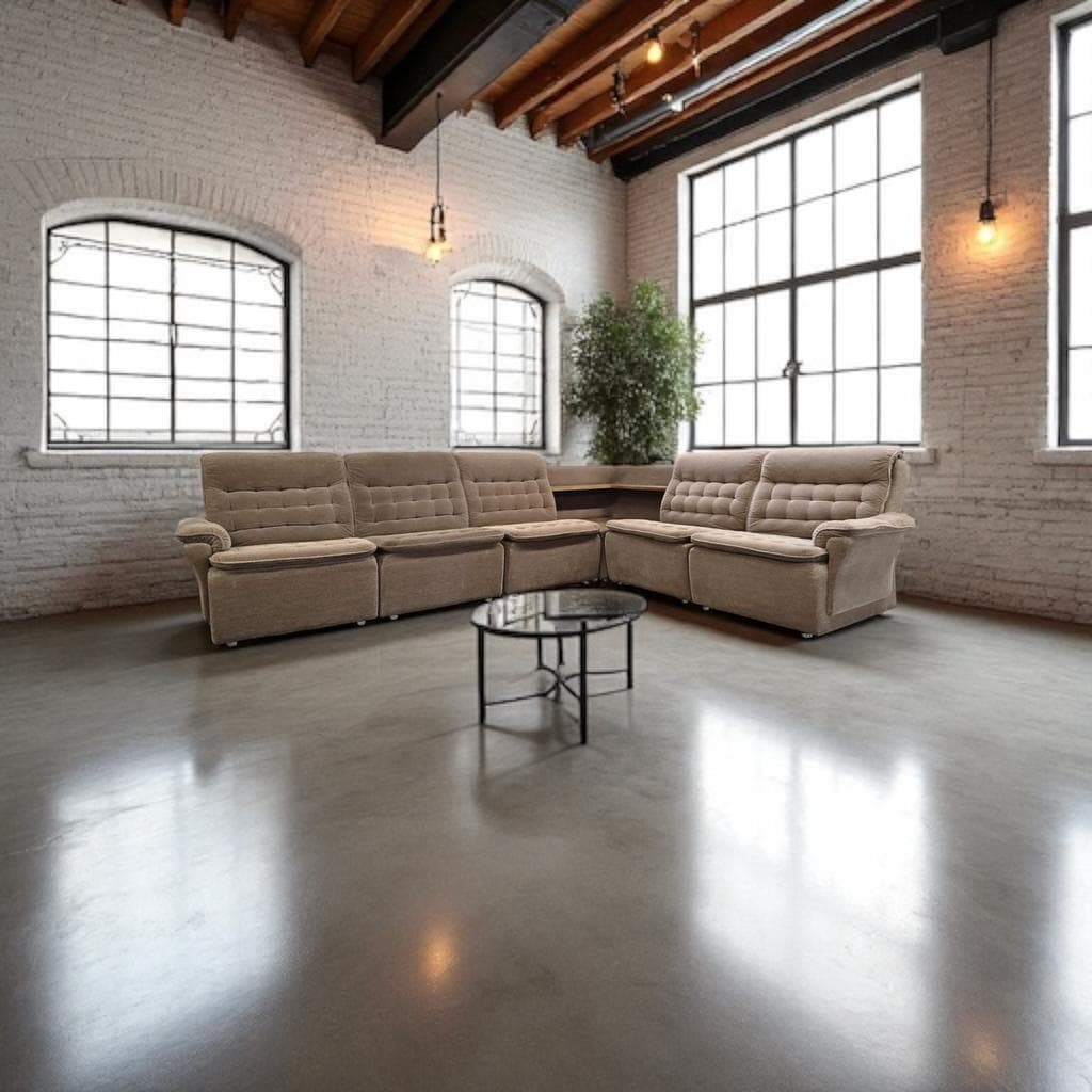 Canapé modulable vintage / canapé d'angle / canapé