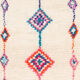 Berber rug azilal 130 x 106 cm