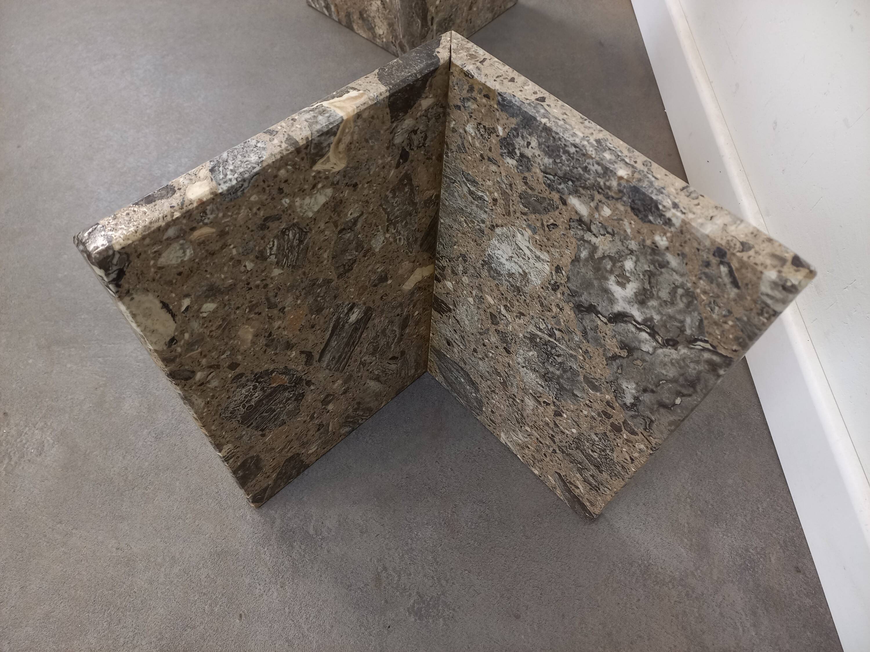 Vintage coffee table in reconstituted stone