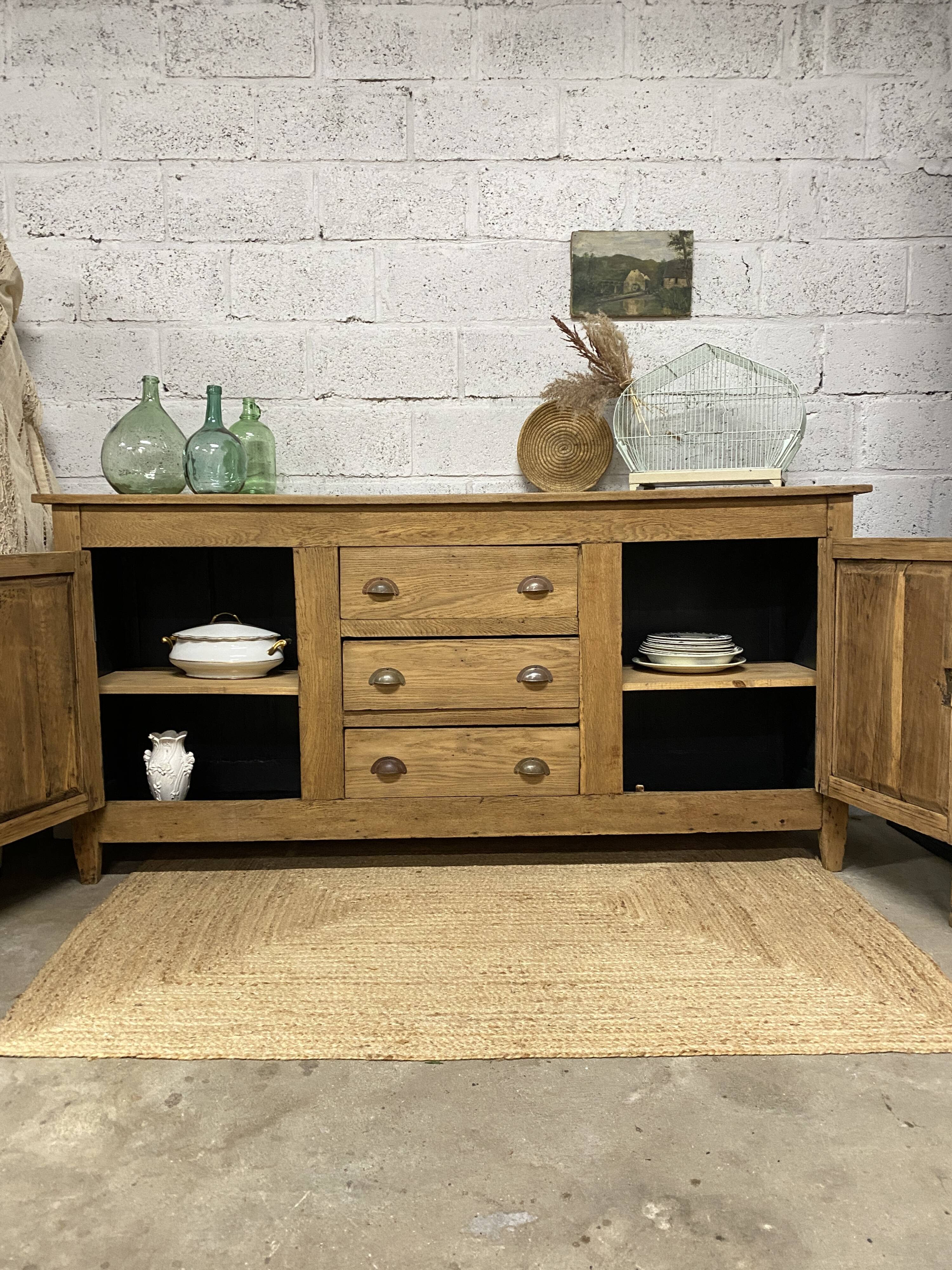 Oak enfilade, large sideboard