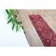 1970s Turkish Oushak handmade wool cotton red area rug 79x252