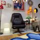 Vintage swivel armchair Unico 1970s