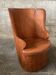 Scandinavian Swedish pine log stump chair "kubbstol" 1970s