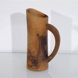 Vase à anse en olivier 1960