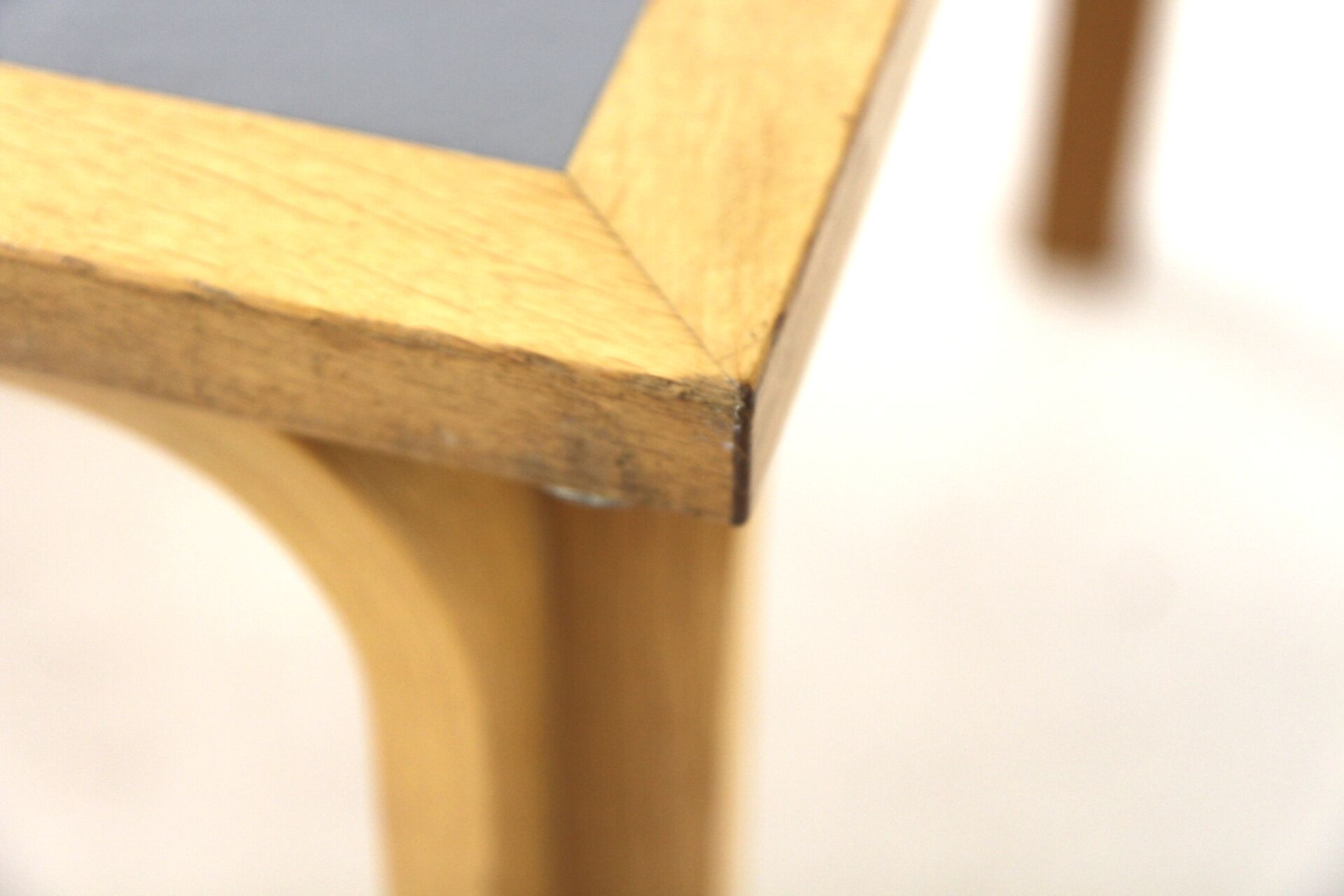 Scandinavian beech dining table, Magnus Olesen, Denmark, 1960.