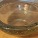 Bubbled crystal trinket bowl, 1960s