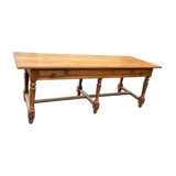Oak drapery table