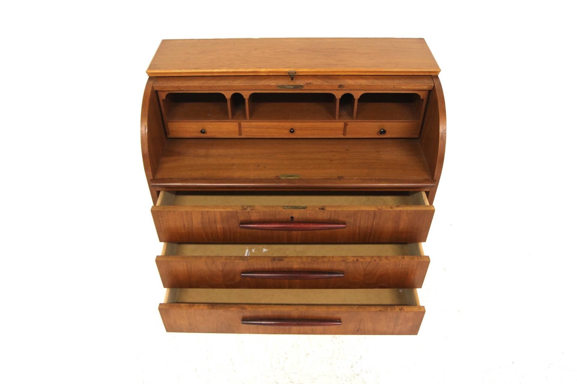 Secrétaire scandinave en teck, Bröderna Gustafssons, Suède, 19