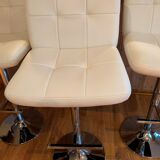 Set of three vintage bar stools