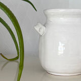 Glazed terracotta pot