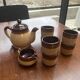 Stoneware tea/coffee set