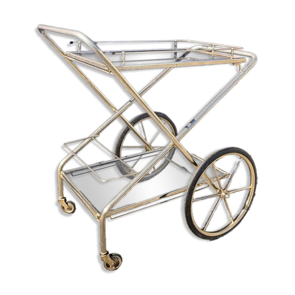 Desserte / bar / chariot avec plateaux