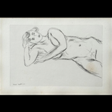 Étude de nu  lithographie