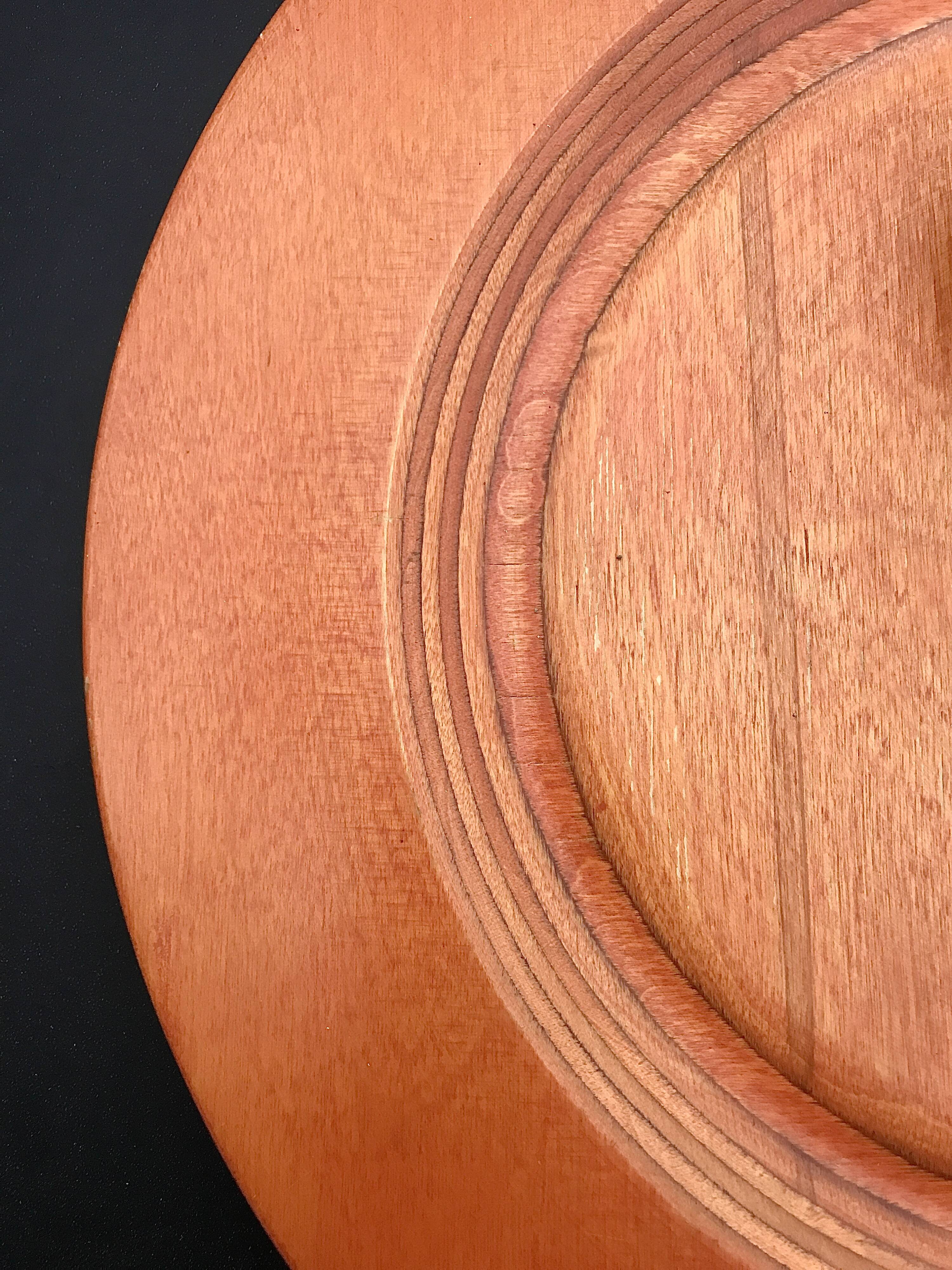 Finnish wooden plate, design by Eero Saarinen.