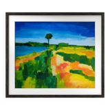 Modern Mediterranean landscape