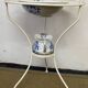 Antique wrought iron dressing table / Vintage bathroom cabinet