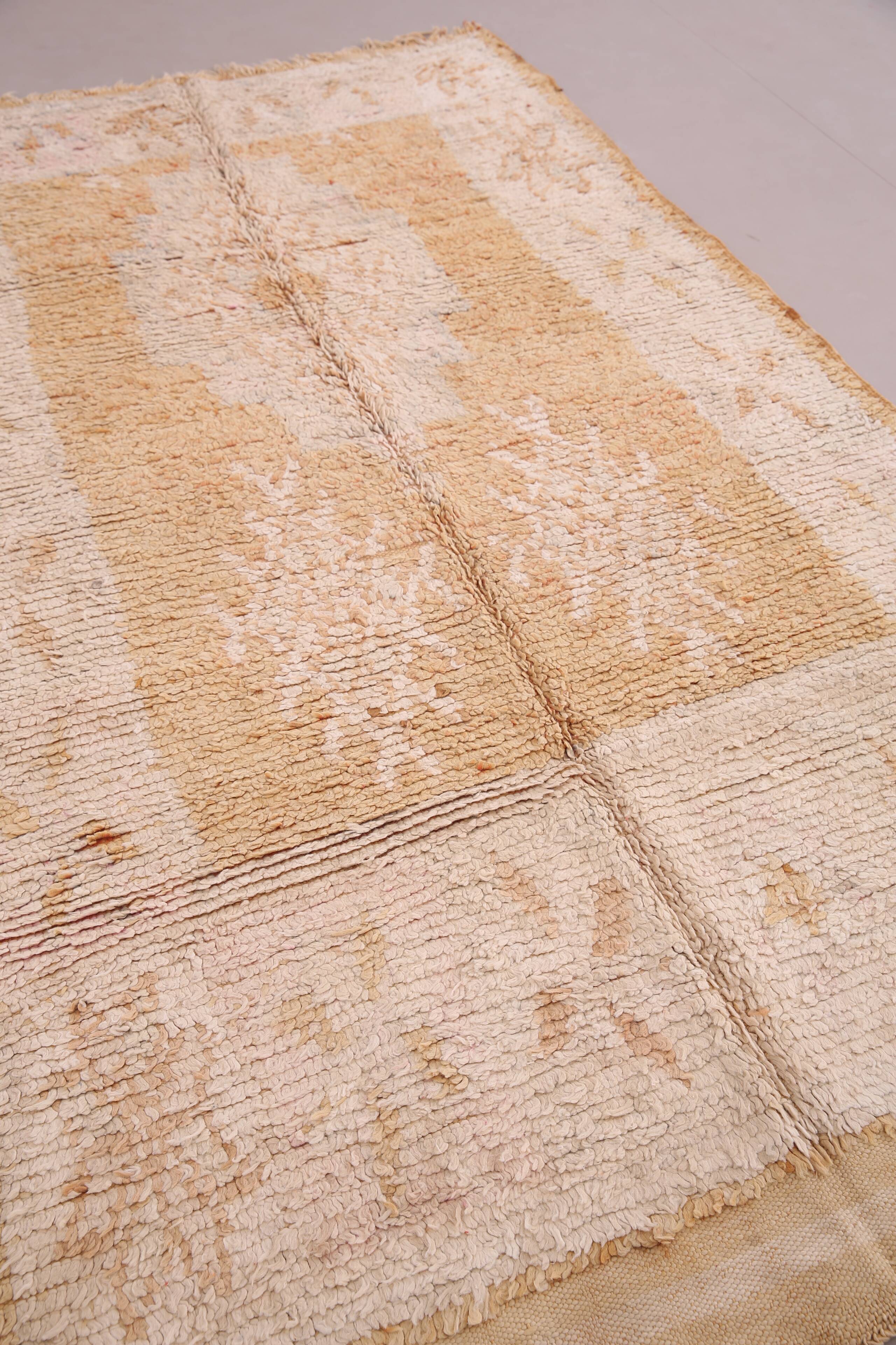 Yellow Vintage Berber Rug 153 CM X 266 CM - Tapis berbere vintage