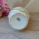 Iridescent ceramic vase floral decoration with double handles made in brazil