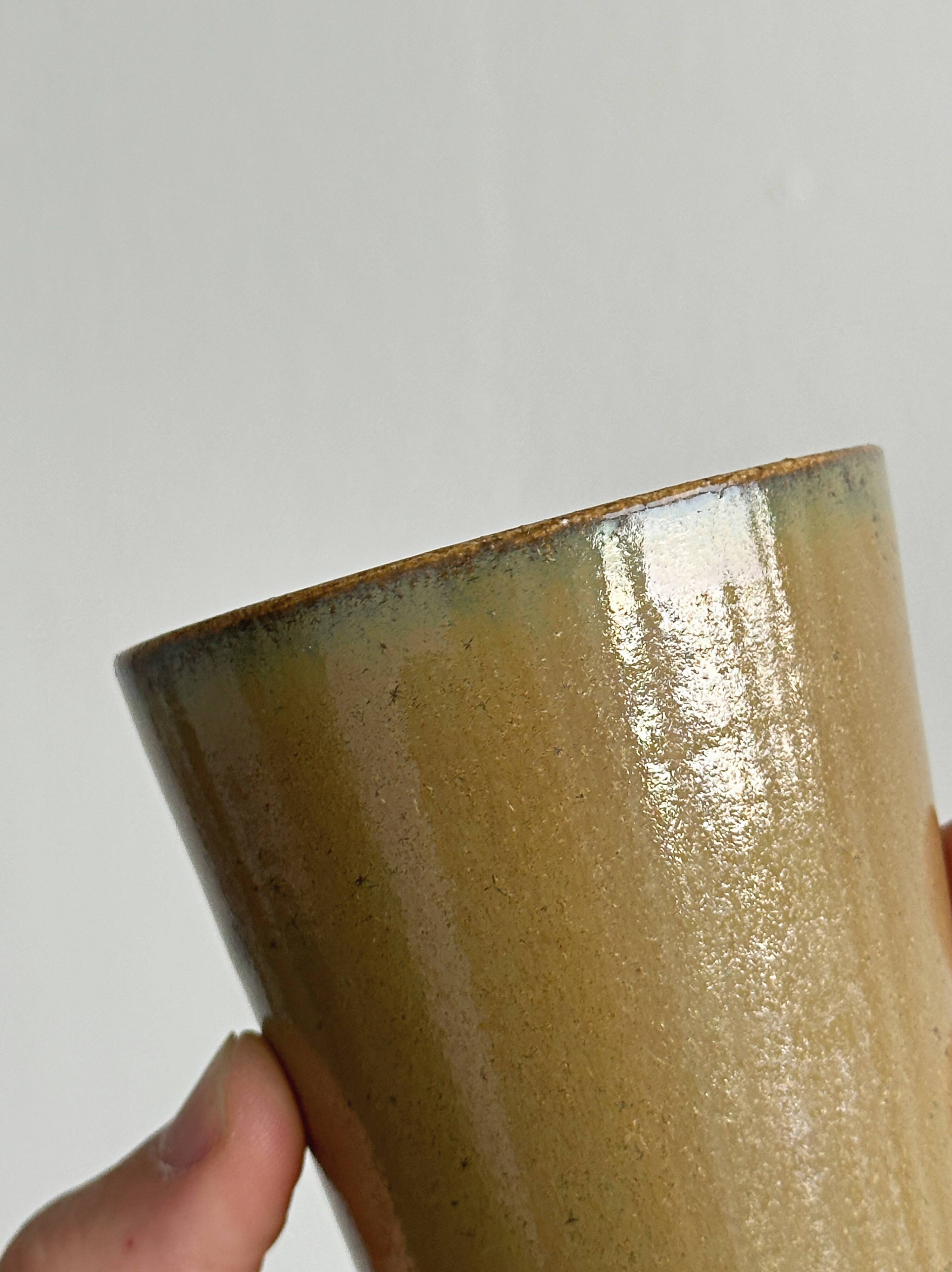 Set of 6 ancient stoneware cups