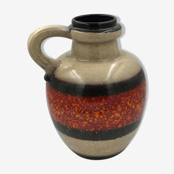 Vase en céramique Beige West Germany