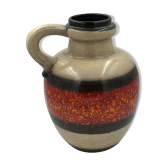 Vase en céramique Beige West Germany