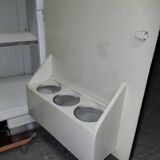 Green Formica cupboard or sideboard - 1960s