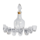 Service à liqueur monaco vintage ancien en verre