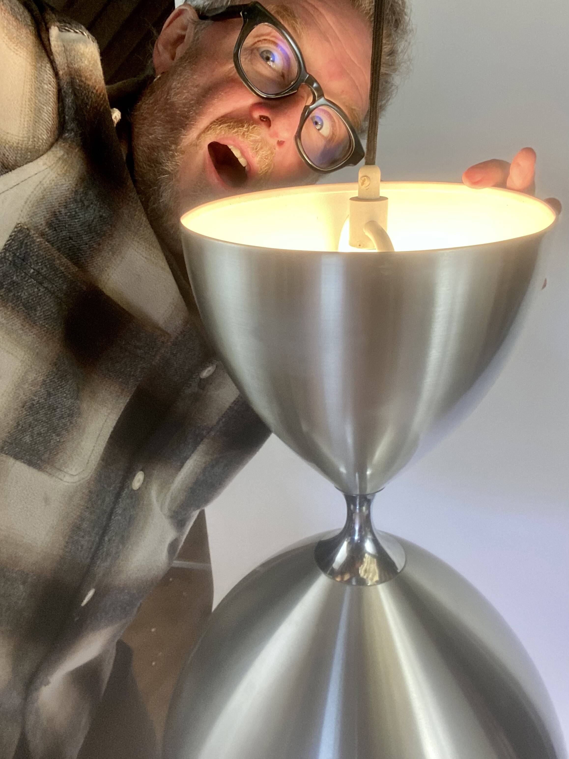 Pendant light "Vega" by Jo Hammerborg for Fog & Mørup. Denmark 1960s