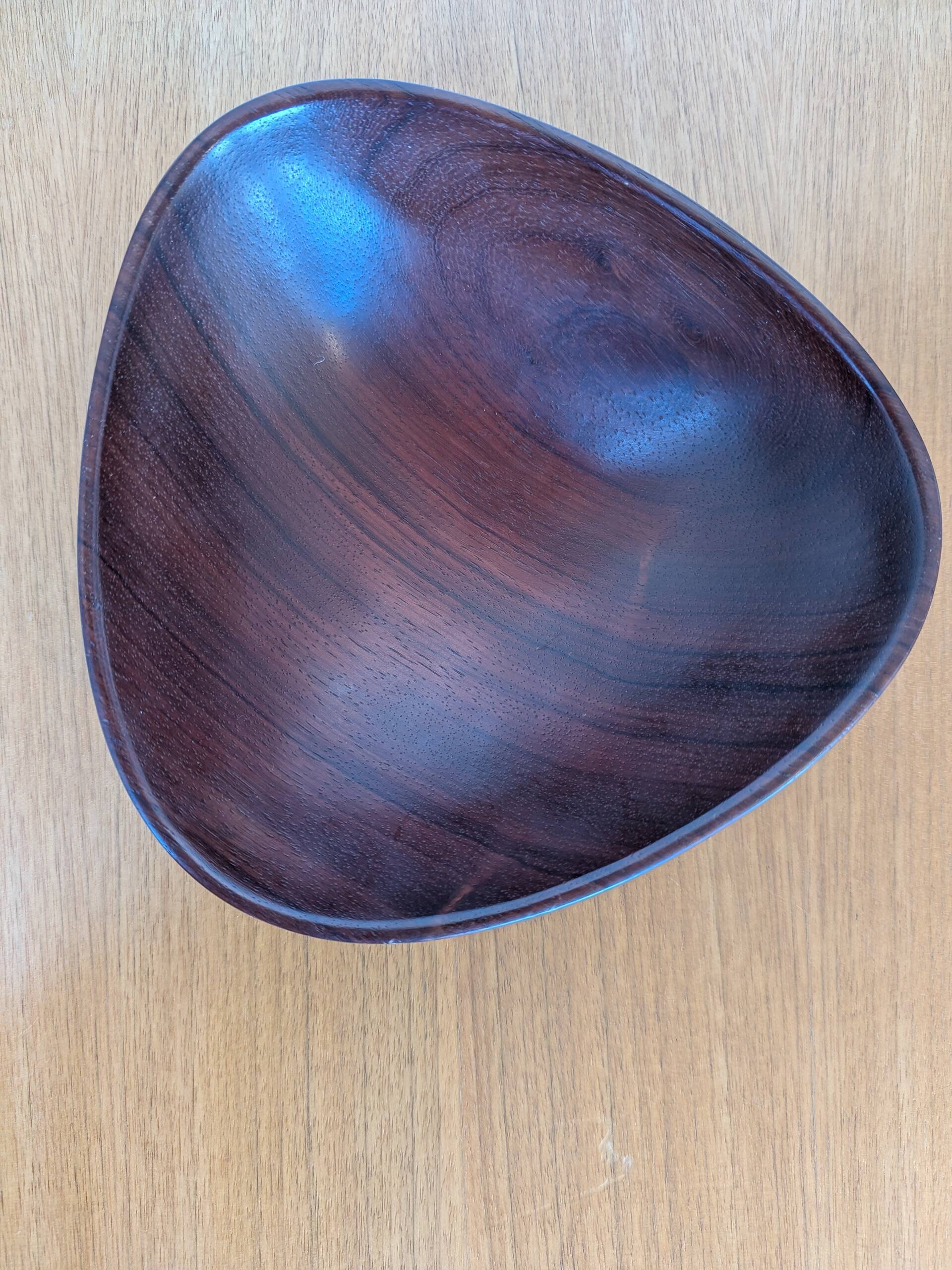 Solid mahogany cup