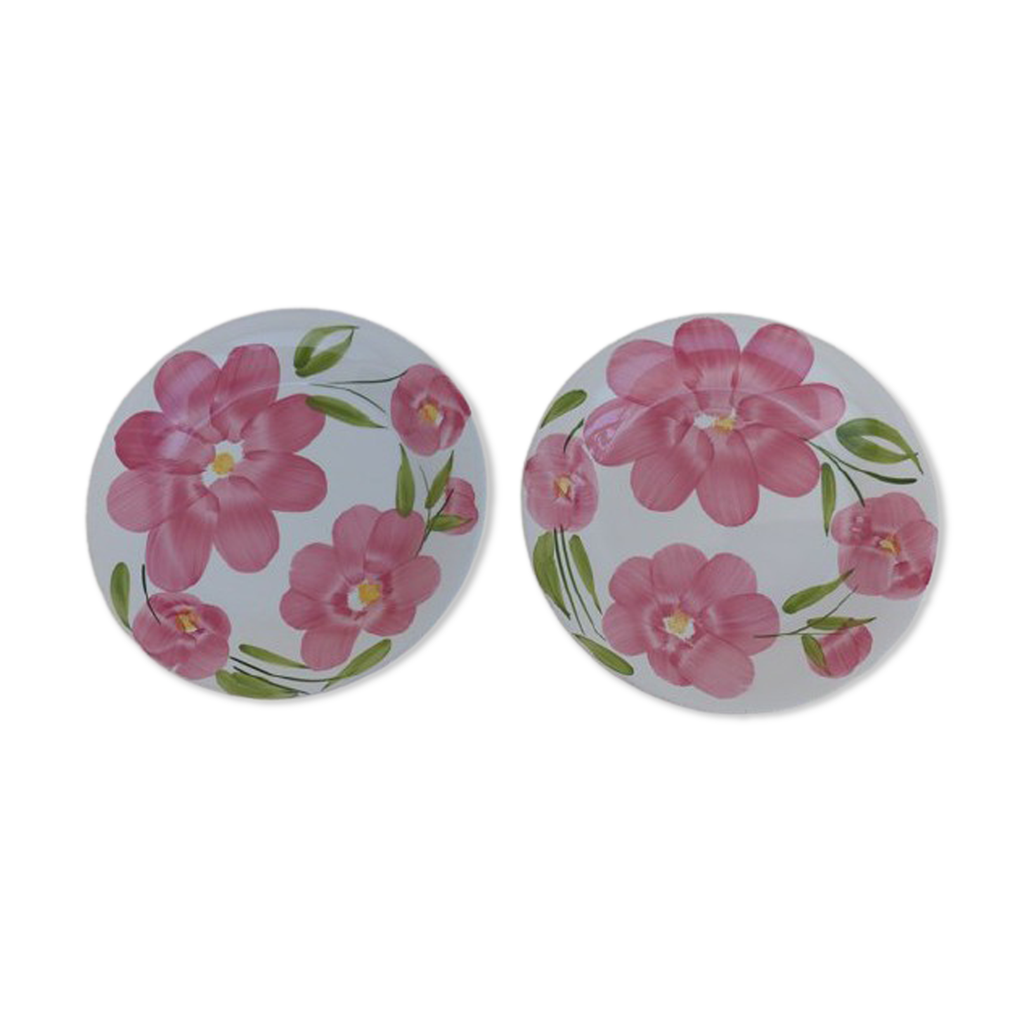 Flower plates1980 ceramic San Marciano