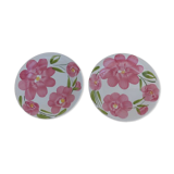 Flower plates1980 ceramic San Marciano