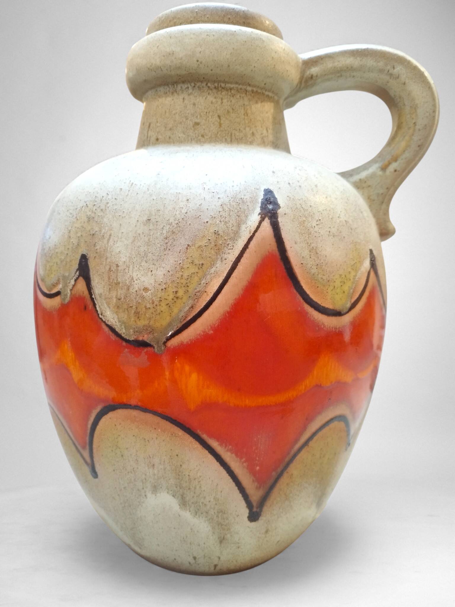 Large Fat Lava ceramic Scheurich