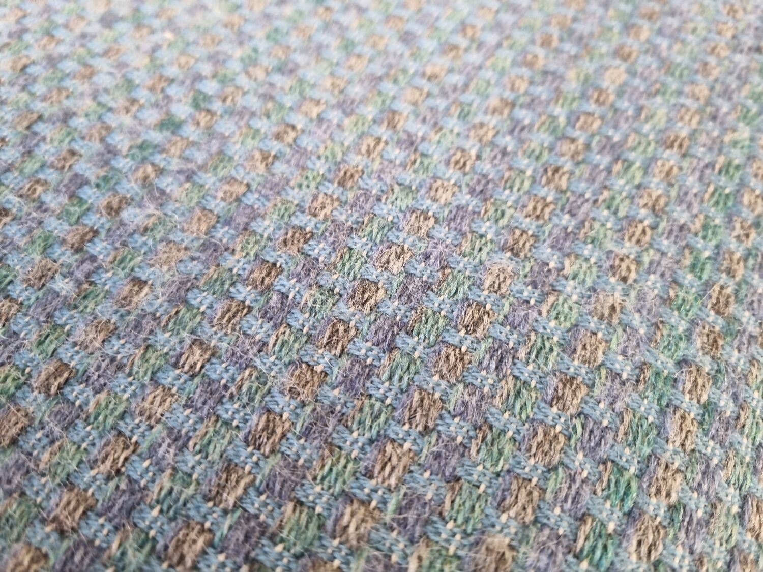 Pair of armchairs and Scandinavian teak ottoman by Juul Kristensen, Denmark 1970s