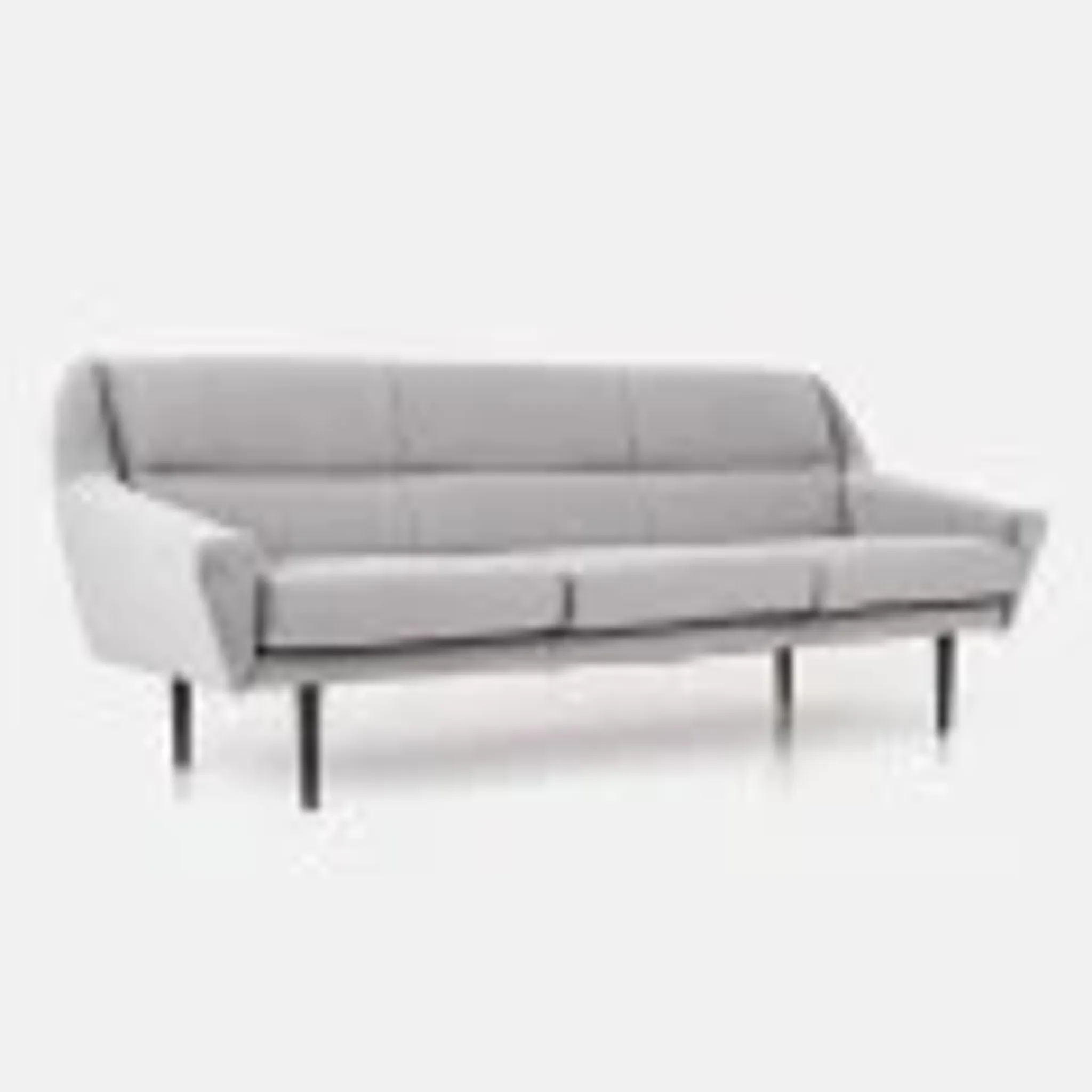Sofa SKAGEN silver velour, Scandinavian design