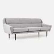 Sofa SKAGEN silver velour, Scandinavian design