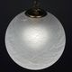 Large vintage Murano glass lamp, swirling Italian design, 1970s.