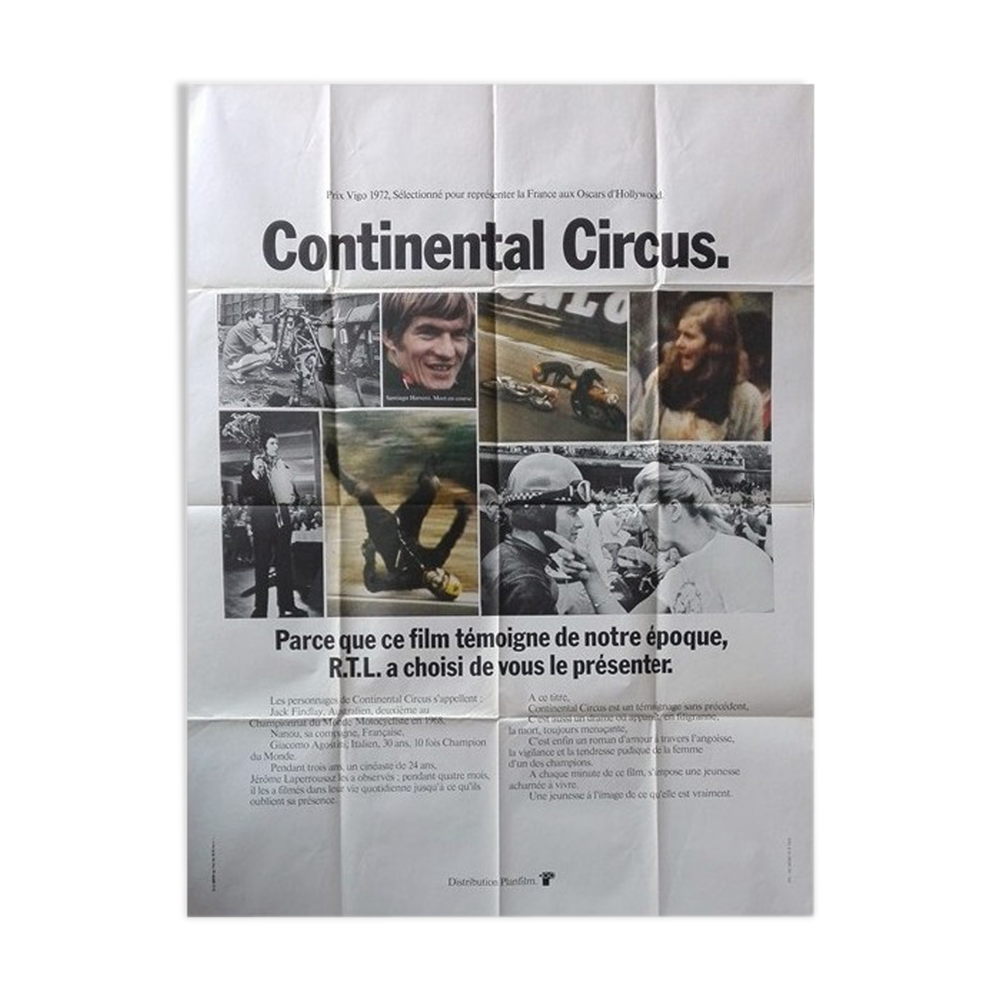 Continental circus original poster of 1972