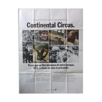 Effiche originale de 1972 Continental circus