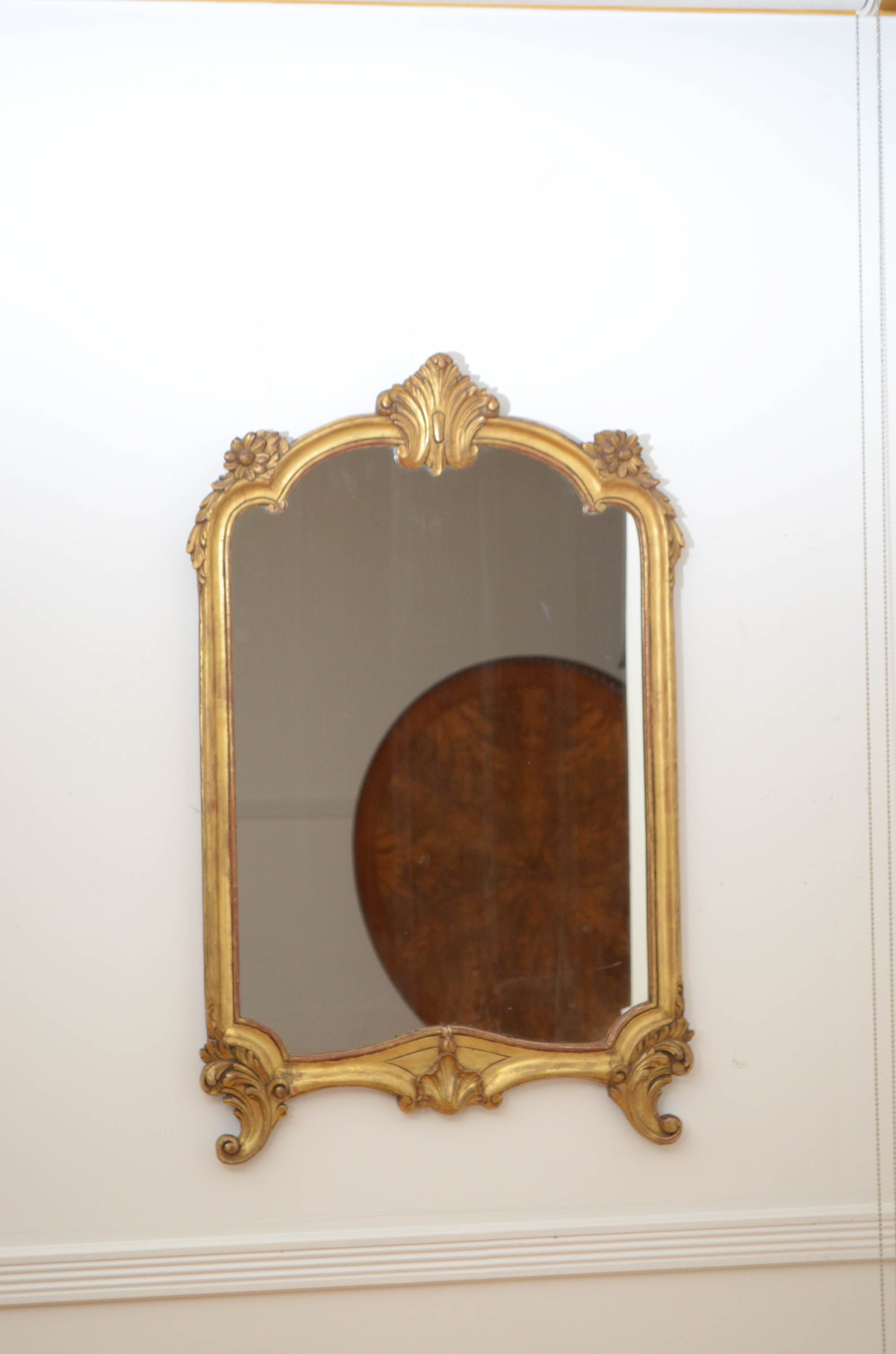 Giltwood wall mirror