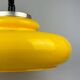 60s 70s ceiling lamp hanging lamp plastic chrome metal space age design