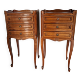 Pair of Louis XV style bedside tables