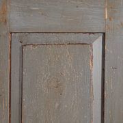 Rustic painted wardrobe in wood, Central Europe, circa 1900–1920