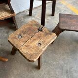 Tabouret de traite vintage