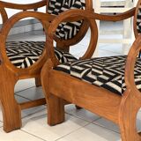 Pair of Art Deco Armchairs by Hungarian Designer Lajos Kosma 1930