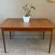 Vintage teak table with extensions