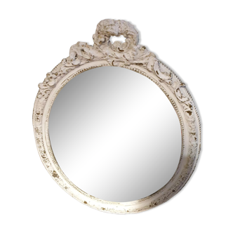 Miroir ovale Louis XVI 56x72cm