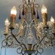 Italian chandelier of the 60s in De Murano glass